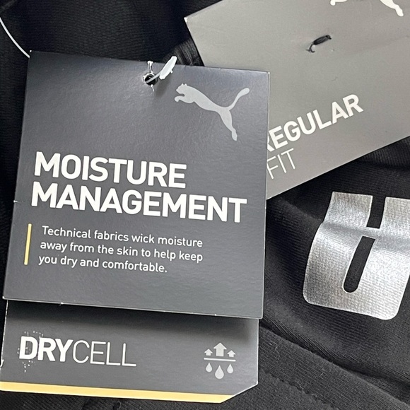 NWT 2 Piece Black Puma Hoodie XLG Shorts Pockets LG Gift Ready Active Wear - Picture 13 of 14